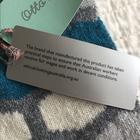 NWT Otto & Spike Australian made lambswool scarf - Picture 5 of 8